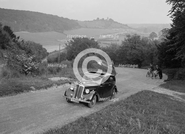Standard Twelve 4-door saloon, late 1930s. Artist: Bill Brunell.