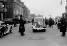 Standard Twelve of AH Oxenford at the RAC Rally, 1935. Artist: Bill Brunell