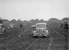 Standard Twelve at the Standard Car Owners Club Gymkhana, 8 May 1938. Artist: Bill Brunell