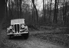 Standard Twelve at the Standard Car Owners Club Southern Counties Trial, Hale Wood, Chilterns, 1938. Artist: Bill Brunell