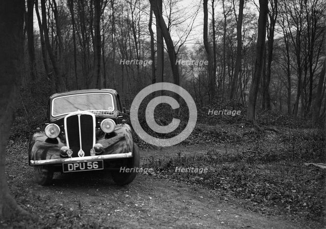 Standard Twelve at the Standard Car Owners Club Southern Counties Trial, Hale Wood, Chilterns, 1938. Artist: Bill Brunell.