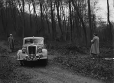 Standard Twelve at the Standard Car Owners Club Southern Counties Trial, Hale Wood, Chilterns, 1938. Artist: Bill Brunell