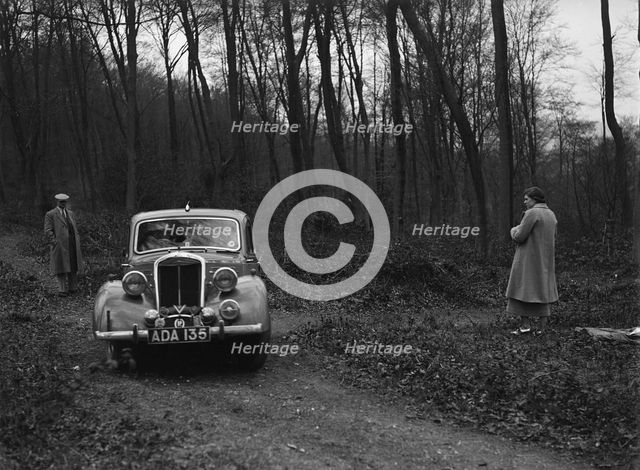 Standard Twelve at the Standard Car Owners Club Southern Counties Trial, Hale Wood, Chilterns, 1938. Artist: Bill Brunell.