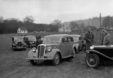Standard Twelve and Standard Ten saloon, Standard Car Owners Club Southern Counties Trial, 1938. Artist: Bill Brunell