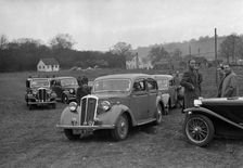 Standard Twelve and Standard Ten saloon, Standard Car Owners Club Southern Counties Trial, 1938. Artist: Bill Brunell