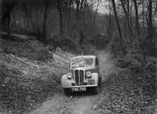Standard Twelve competing in the Standard Car Owners Club Southern Counties Trial, 1938. Artist: Bill Brunell
