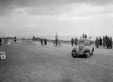 Standard Twelve saloon of Mrs SH Richards competing in the RSAC Scottish Rally, 1934. Artist: Bill Brunell