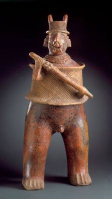 Standing Couple; Male Figure, 200 B.C.-A.D. 500. Creator: Unknown