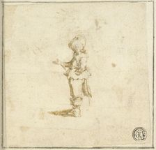 Standing Cavalier, Pointing with Right Hand, n.d. Creator: Stefano della Bella