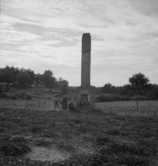 Standing chimneys, Greene County, Georgia, 1937. Creator: Dorothea Lange