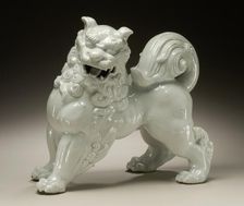 Standing Chinese Lion, Late 19th century. Creator: Unknown
