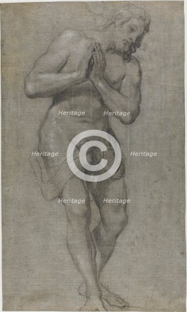 Standing Christ (Study for a Baptism), n.d. Creator: Louis de Boullogne II.