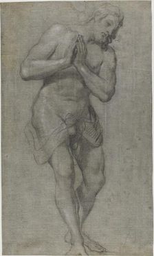 Standing Christ (Study for a Baptism), n.d. Creator: Louis de Boullogne II