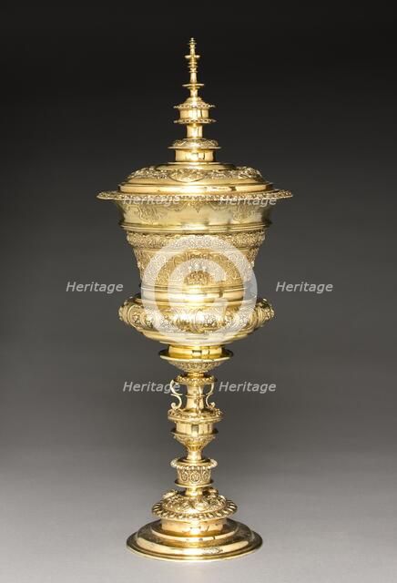 Standing Cup, mid-late 1500s. Creator: Virgilius Solis (German, 1514-1562), after a design by.