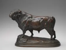 Standing Angus Bull, model second half 19th century. Creator: Isidore-Jules Bonheur