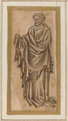 Standing Apostle, c. 1400. Creator: Unknown