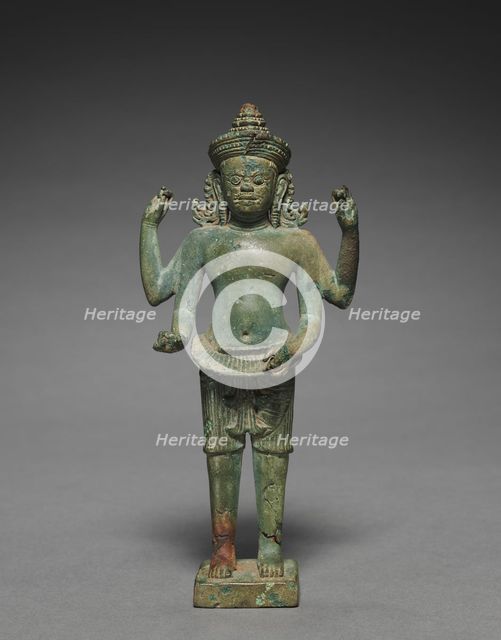Standing Ashura with Four Arms, 925-950. Creator: Unknown.