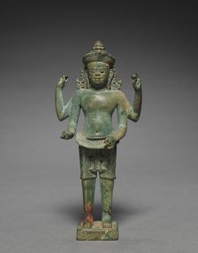 Standing Ashura with Four Arms, 925-950. Creator: Unknown