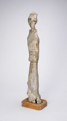 Standing Attendant (Tomb Figurine), Eastern Zhou dynasty, Warring States period, 4th/3rd cent. B.C. Creator: Unknown
