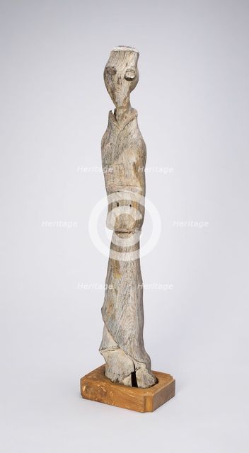 Standing Attendant (Tomb Figurine), Eastern Zhou dynasty, Warring States period, 4th/3rd cent. B.C. Creator: Unknown.