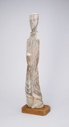 Standing Attendant (Tomb Figurine), Eastern Zhou dynasty, Warring States period, 4th/3rd cent. B.C. Creator: Unknown
