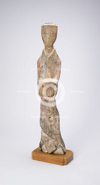 Standing Attendant (Tomb Figurine), Eastern Zhou dynasty, Warring States period, 4th/3rd cent. B.C. Creator: Unknown.