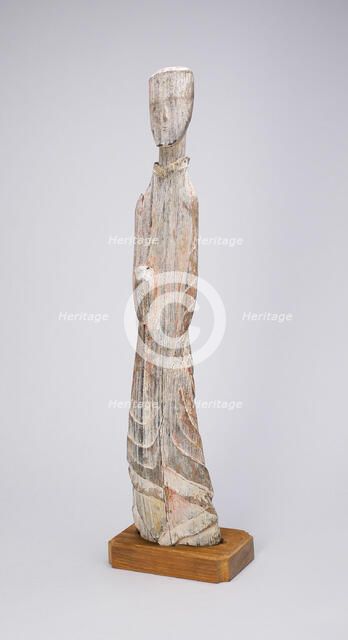 Standing Attendant (Tomb Figurine), Eastern Zhou dynasty, Warring States period, 4th/3rd cent. B.C. Creator: Unknown.