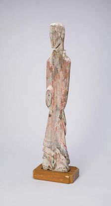Standing Attendant (Tomb Figurine), Eastern Zhou dynasty, Warring States period 4th/3rd cent. B.C. Creator: Unknown