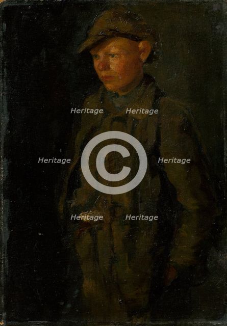 Standing Boy, 1889-1892. Creator: Ladislav Mednyanszky.
