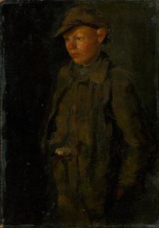 Standing Boy, 1889-1892. Creator: Ladislav Mednyanszky