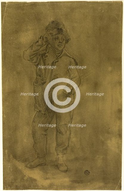 Standing Boy, c. 1794. Creator: John Downman.