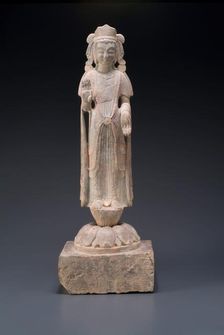 Standing bodhisattva, 537. Creator: Unknown