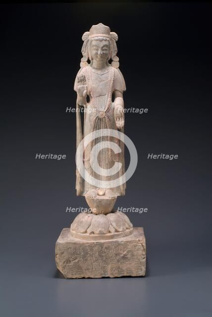 Standing bodhisattva, 537. Creator: Unknown.