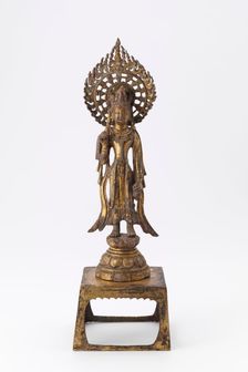 Standing Bodhisattva Guanyin (Sanskrit Avalokiteshvara), Sui dynasty, 581-618. Creator: Unknown