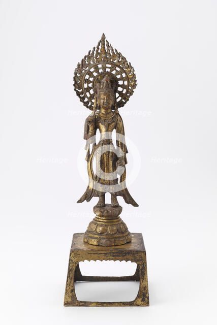 Standing Bodhisattva Guanyin (Sanskrit Avalokiteshvara), Sui dynasty, 581-618. Creator: Unknown.