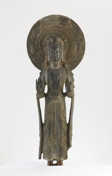 Standing Bodhisattva, Early Sui dynasty, 581-600. Creator: Unknown