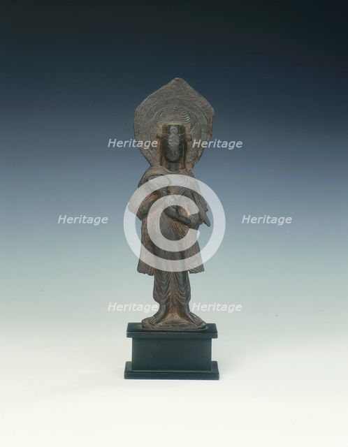 Standing bodhisattva, Six Dynasties, China, early 6th century. Creator: Unknown.