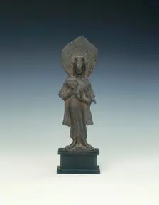 Standing bodhisattva, Six Dynasties, China, early 6th century. Creator: Unknown
