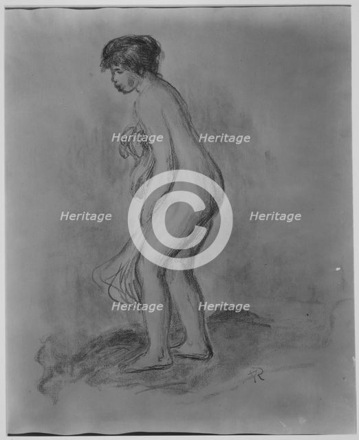 Standing Bather, 1896. Creator: Pierre-Auguste Renoir.
