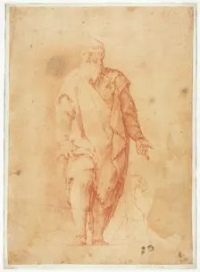 Standing Bearded Man, n.d. Creator: Luca Giordano
