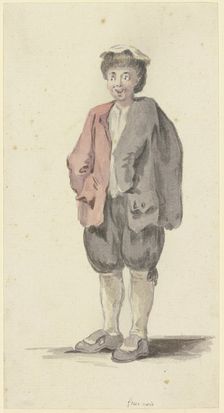 Standing Black Forest farm boy from the front, c1771-1772. Creator: Georg Melchior Kraus