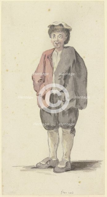 Standing Black Forest farm boy from the front, c1771-1772. Creator: Georg Melchior Kraus.