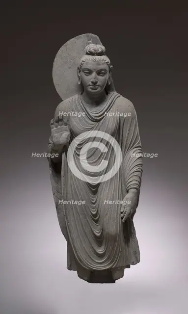 Standing Buddha, 150-200. Creator: Unknown.