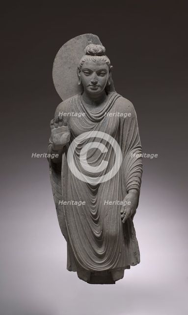 Standing Buddha, 150-200. Creator: Unknown.