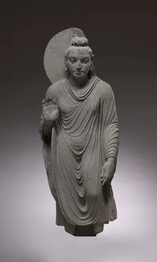 Standing Buddha, 150-200. Creator: Unknown
