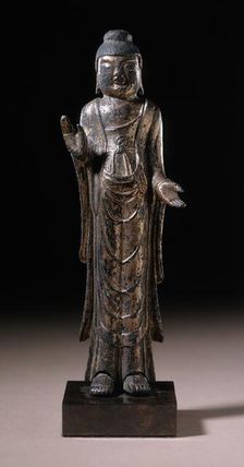 Standing Buddha, 9th-early 10th century. Creator: Unknown