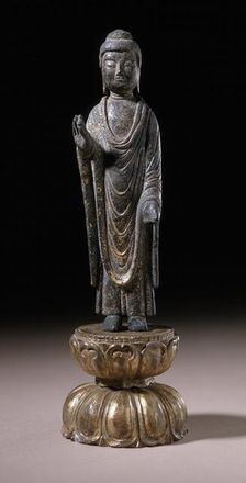 Standing Buddha, Late 7th-8th century. Creator: Unknown