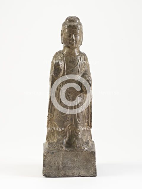 Standing Buddha, Period of Division, possibly 555. Creator: Unknown.