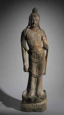 Standing Guanyin, 8th Century (?). Creator: Unknown