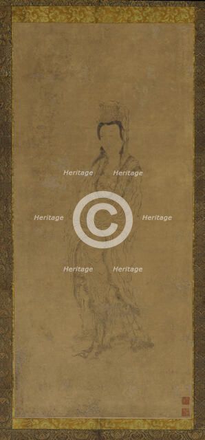 Standing Guanyin, 17th century. Creator: Zhang Hong.